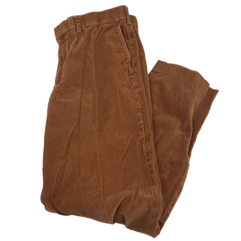 Lands' End Tan-Orange Classic Corduroy Pants | Size 34